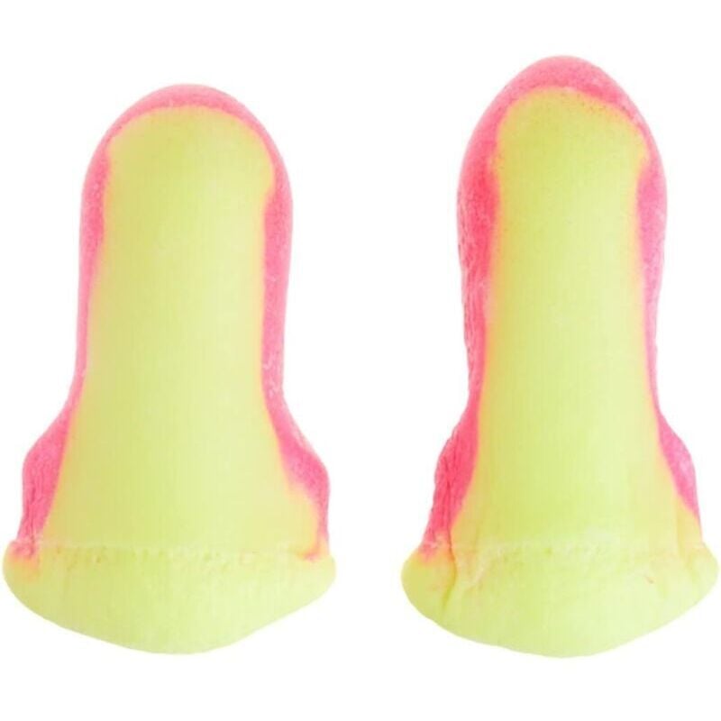 Image of KZQ - Tappi auricolari monouso in schiuma ad alta visibilità rosa/giallo, 1 paio (LL-1)