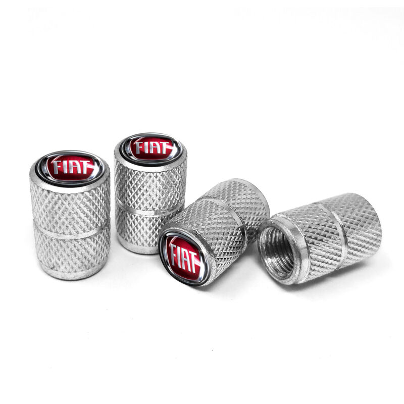 Tappi Cappucci Coprivalvole per Pneumatici Auto Fiat Universali, Set da 4
