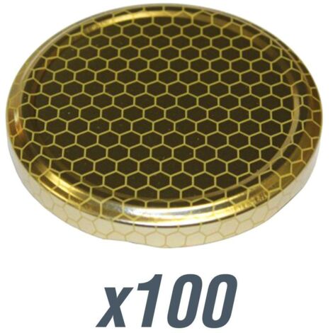 Tappi Capsule barattoli in vetro 100 pz 82 mm bollitura sugo confettura coperchi
