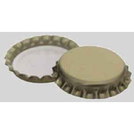 tappi corona per bottiglie diametro 29 mm - 100 pezzi.