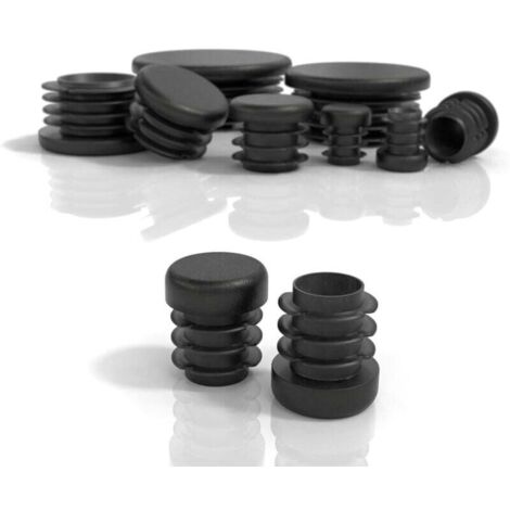 Tappi lamellari rotondi da 16 mm per tubi rotondi, tappi terminali rotondi in PE, per tubi metallici, sedie, divani, tavoli e scaffali, 20 pezzi