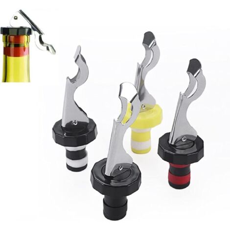 Tappi per bottiglie con leva, tappo universale per bottiglie di birra, tappo per vino, tappo per bottiglie di vino, tappo per raccogliere lo champagne dalle bottiglie di vetro
