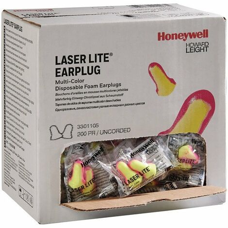 Tappi per le orecchie Laser Lite EN 352-2 SNR 35 dB 200 PA / scatola