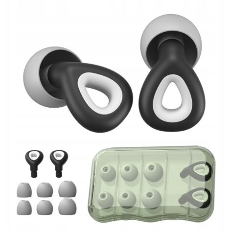 TAPPI PER LE ORECCHIE Scatola S/M/L PUNTE IN SILICONE Tappi per le orecchie per dormire