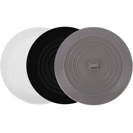 Tappi per vasca in silicone, tappo di scarico in gel di silice da 15 cm, tappo universale da 3 pezzi, tappo per lavandino, tappo per lavello da cucina, per doccia, vasca da bagno, lavabo, lavandino