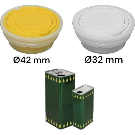 TAPPI PLASTICA P/LATTINE D.42 CF.1800PZ