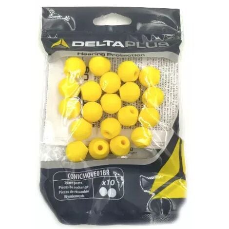 DELTA PLUS TAPPI RICAMBIO ARCHETTO mod.CONIC-MOVE01BR -CONF. DA 10 PAIA -