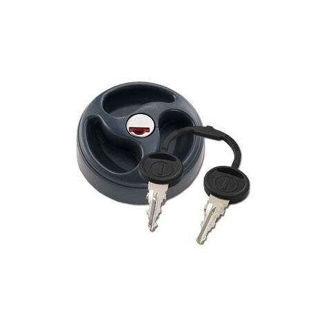 Tappo 3 razze zadi con chiavi nero