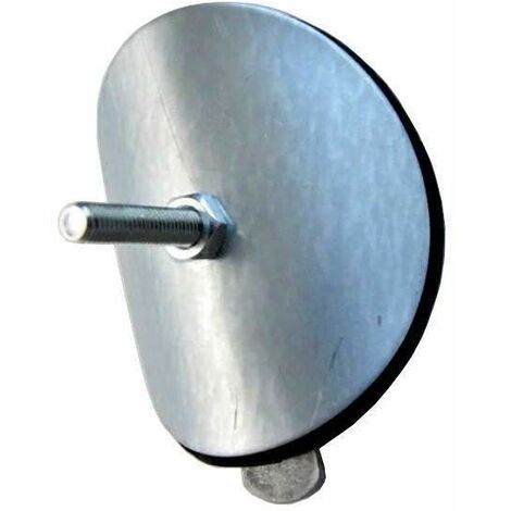 Tappo a colonna, tappo ermetico in acciaio zincato, diametro 80 mm