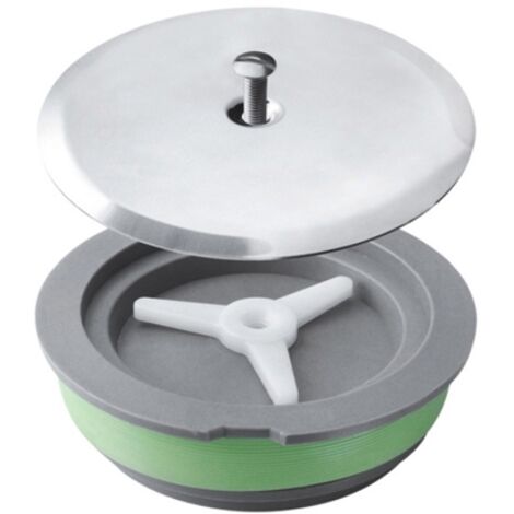 TAPPO AD ESPANSIONE PER SIFONI A PAVIMENTO PIATTELLO 125 MM- Diam. 100 - Piattello 125mm- BONOM- pezzi 1