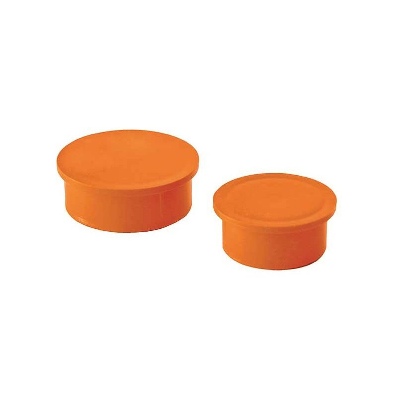 Dakiviva - Tappo ad incastro in pvc : Colore - Arancio, Diametro - 50