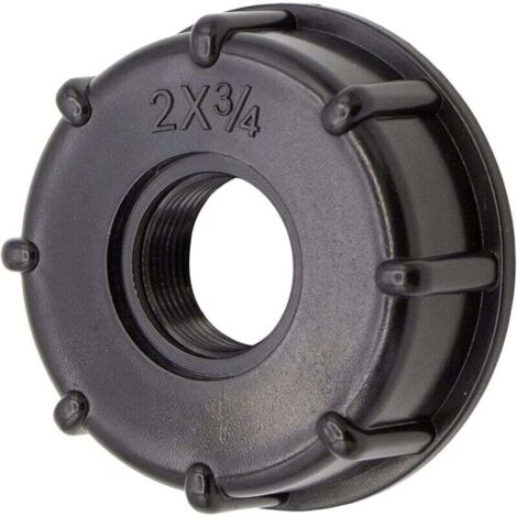 Tappo adattatore IBC s60x6 per serbatoio da 1000 litri, 3/4 pollici