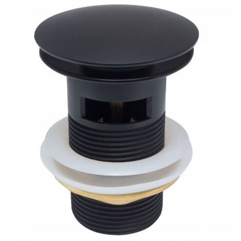 TAPPO AUTOMATICO PER LAVABO CLICK-CLACK IN OTTONE CON TROPPOPIENO
