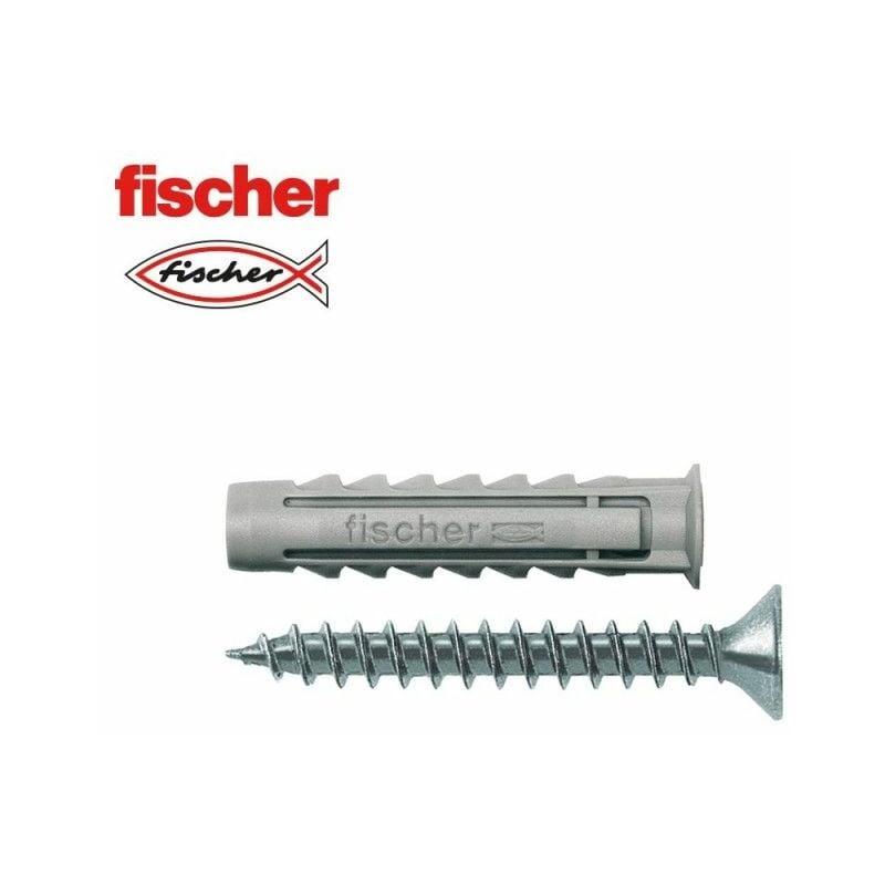 Sx Tappi a vite Ø8x40mm - Blister 10 unità 568122 - Fischer