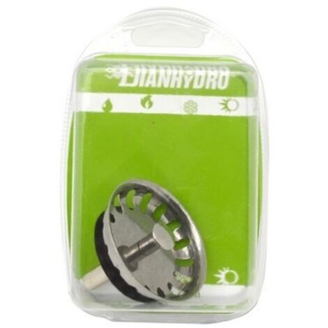 TAPPO CESTELLINO INOX DM 52 MOD. LUX PER PILETTA BLISTER -