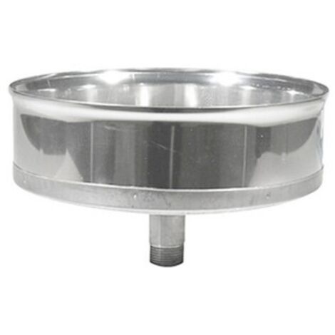 TAPPO CHIUSURA ACCIAIO 316L CON SPURGO Diam. 200