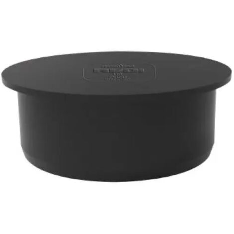 Tappo chiusura innesto PVC Ø100 nero mod. Phono black NICOLL
