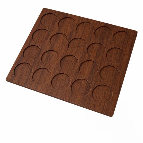 TAPPO COPRIFORO ADESIVO D 13 MM NOCE SCURO VENATO 500 PEZZI