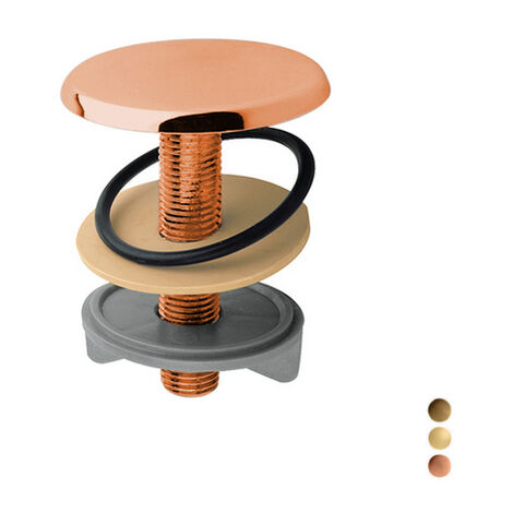 TAPPO COPRIFORO IN OTTONE Bronzato PB
