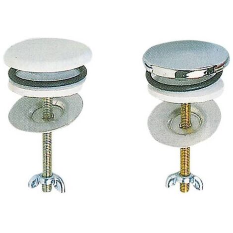 Tappo Copriforo Ottone Cromato - 20 Pz