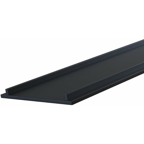 Tappo Decorativo 100x3,8 cm per Sistema Illuminazione a Binario  Nero