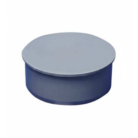 Tappo di chiusura dn40 in polipropilene grigio per sistema di scarico htm bampi bmo040000