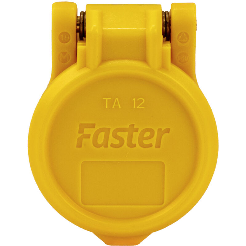 Image of Tappo di protezione automatico per innesto giallo femmina M1/2