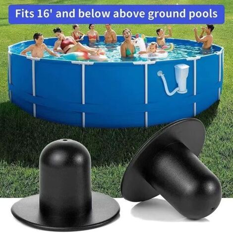 Tappo di ricambio per piscina fuori terra, filtro, pompa, filtro, tappo per piscine Intex/Coleman/Summer/Escape - Confezione da 2