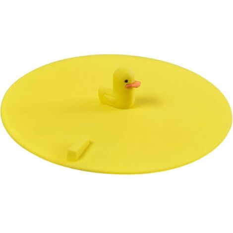 Tappo di scarico in silicone per doccia, cucina, scarico a pavimento, vasca da bagno, fogna, scarico a pavimento per cucina, bagno, lavanderia (Little Yellow Duck)