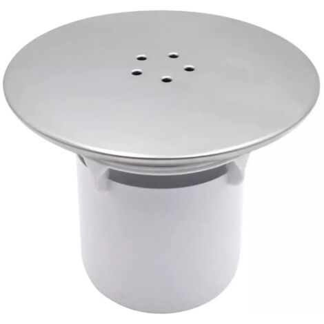 Tappo di scarico per doccia, scarico a cubo/scarico di ricambio da 115 mm facile da installare, finitura cromata, sifone per doccia a flusso rapido