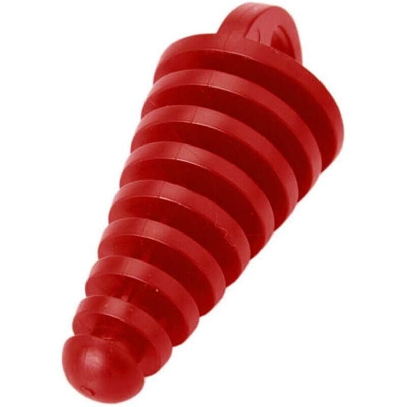 Image of KZQ - Tappo di scarico per moto in gomma impermeabile rosso