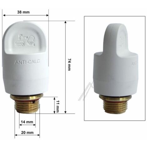 TAPPO DI SICUREZZA CALDAIA FERRO DA STIRO ROWENTA TEFAL GV5150 DG075 DG522