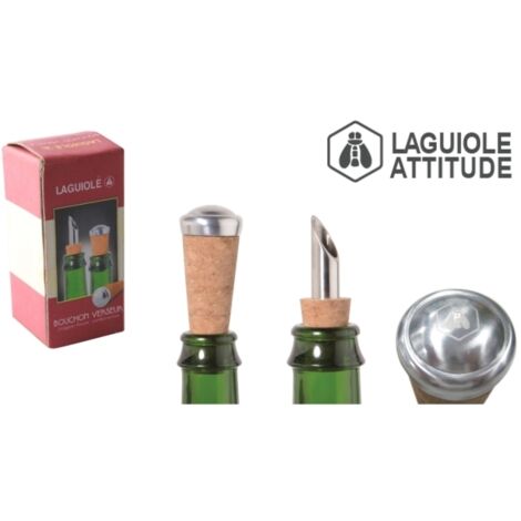 Tappo dosatore/versatore olio e liquidi in sughero Laguiole
