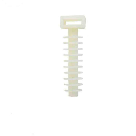 Tappo EDM bianco N°8 per flangia (Blister 25 unità)