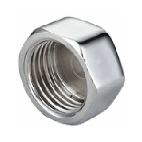TAPPO FEMMINA IN OTTONE CROMO IBP 3/8&quot (Pz.10)