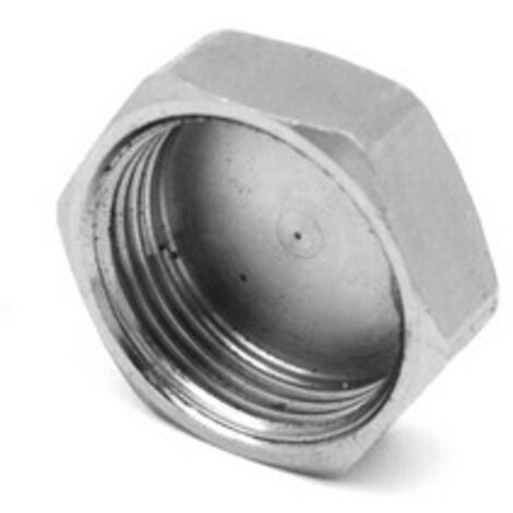 TAPPO FEMMINA IN OTTONE CROMO IBP Misura: 3/8" -CONF