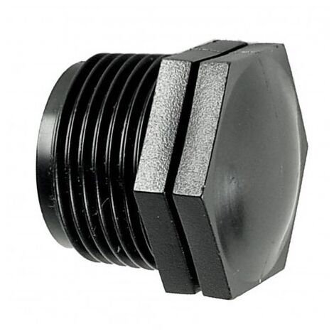 Tappo filettato maschio in polipropilene PN10 - 1/2" IR61020M0N200