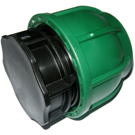 Tappo fine linea a compressione pn 10 mm 32 per polietilene