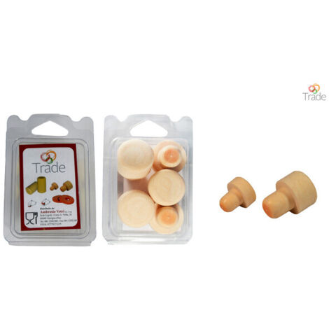 TAPPO FUNGO SINTETICO DIAM.12 5 PEZZI- 1,0 confezione