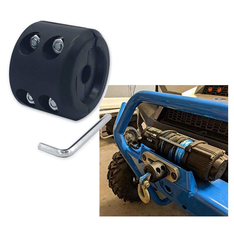 Tappo in gomma con gancio per cavo del verricello