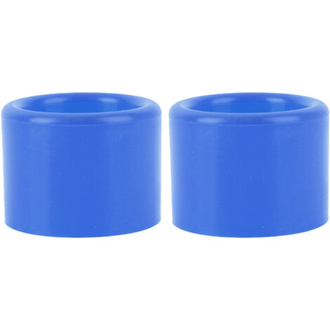 Tappo in gomma per protezione inserto tubo porta canna da pesca 2 pezzi per rack da 2 pollici blu