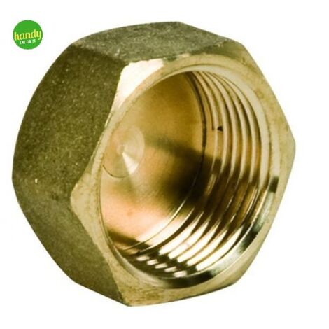 Tappo in ottone giallo tiemme femmina 3/4