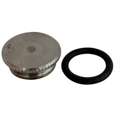 TAPPO INFERIORE FUSTINO SERBATOIO - INOX 3/4M + ORING- 6 pezzi