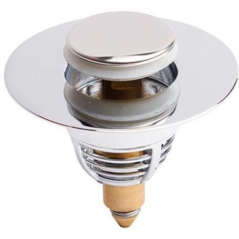 TAPPO LAVANDINO UNIVERSALE METALLO C/FILTRO MAURER Ø6CM
