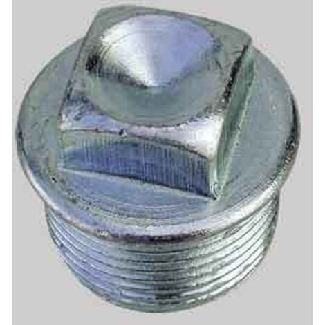 TAPPO MASCHIO ACCIAIO 1/4"