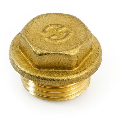 Tappo maschio con quadro M 1"1/4 ottone 2600F4H120000A