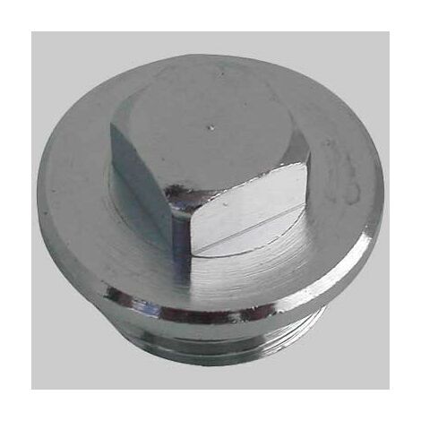 TAPPO MASCHIO CON QUADRO OTTONE CROMATO 3/8