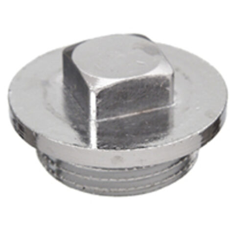 TAPPO MASCHIO IN OTTONE CROMATO 1/2