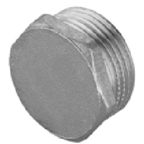 Tappo maschio in ottone cromo ibp 1/2"