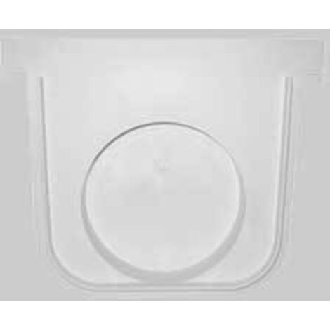 Tappo per canaletta cm 13x7,5h - uscita diametro 5 cm
